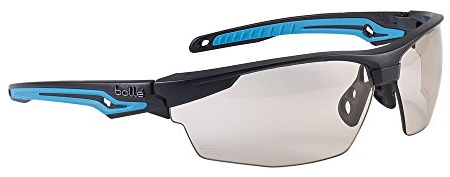Bollé Safety 40305, Tryon Safety Glasses Platinum®, Black/Blue Frame, CSP Lenses