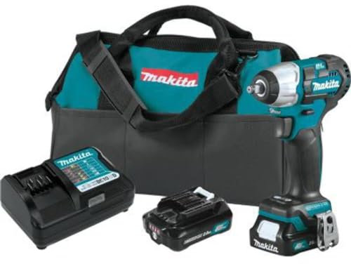 Makita WT05R1 12V max CXT Lithium-Ion Brushless Cordless 3/8 Sq. Drive Impact Wrench Kit (2.0Ah)