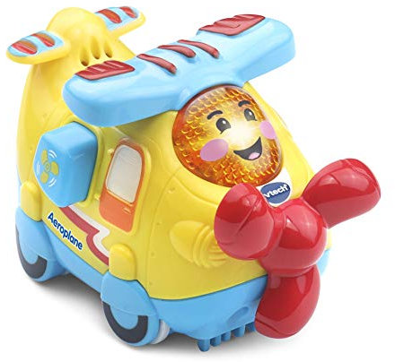 VTech Toot-Toot Drivers Aeroplane | Interactive Toddlers Toy for Pretend Play with Lights and Sounds | Suitable for Boys & Girls 12 Months, 2, 3, 4 + Years, English Version