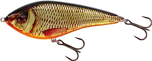 Westin Swim Glidebait - Jerkbait, Farbe:Real Rudd, Länge/Gewicht/Schwimmverhalten:12cm / 58g / sinkend