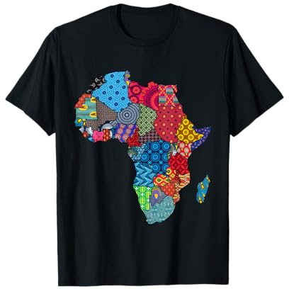 T-Shirt en Tissu Ethnique Traditionnel African Pride T-Shirt