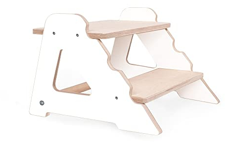 MAMOI® Yarnwood Kinderhocker 2 Stufen | Modernes Design Kinderhocker | Sicher und Vielseitig Kinderhocker 2 Stufen 100% ECO | Made in EU