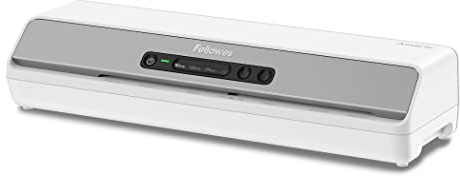 Fellowes Laminiergerät Amaris A3 - für Büro/Schule/Zuhause - nur 1 Minute Aufwärmzeit - für Heißlaminierfolien von 80-175mic - mit Rücklauf-Funktion - inkl. Starterset für 10 Laminationen