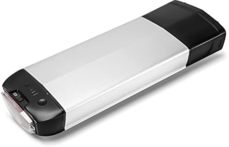 YOSE POWER Pedelec Akku 36V E-Bike Batterie 250W/350W/500W/800W mit Gepäckträger für 26-28 Scheibenbremse V-Brake Hinterrad Bike Mifa,Aldi,Prophete,Rex
