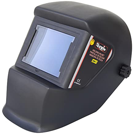 Cevik PRO - CP-PANTALLA2 - Casco Saldatura Professionale con Cristallo DIN11 - Maschera per Saldatura con Finestra 50x115mm - Maschera da Saldatore Resistente per MMA/TIG/MIG
