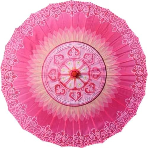Bestage 33 Handmade Oiled Parasol Bamboo Silk Umbrella Chinese Japanese Art Classical Dance Umbrella Plum Blossom for Wedding Parties Photography Costumes Cosplay Decoration and Other Events