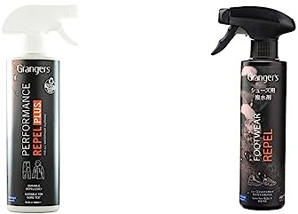 Grangers Performance Repel Plus | 500ml | Powerful spray-on waterproofer for outdoor clothing & Footwear Repel Plus | 275ml | Powerful Spray-On Proofer For All Walking Boots & Outdoor Footwear
