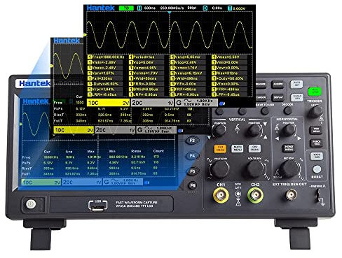 DSO2D10 Oscilloscopio digitale 2CH+1CH Digital Storage 1GS/s Frequenza di campionamento 100MHz Larghezza di banda Oscilloscopio economico a doppio canale con sorgente di segnale (AWG)