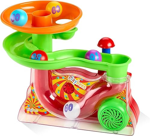 Premium Kugelbahn Happy Ball - Bezauberndes Spielzeug für Baby & Kinder - Familienspiel Lernspiel Lernspielzeug Babyspiel Babyspielzeug