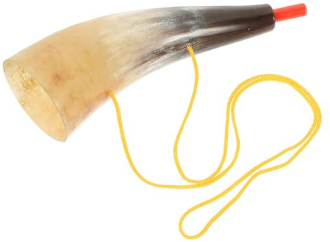 BESTonZON Blowing Horn Ox Trumpet Für Halloween Party Viking Horn Requisite Robustes Material Für Piratenkostüme Und Cosplay-events Farbe Zufällig