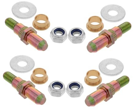 TOPPERFUN 4sets Kit Di Riparazione Per Boccole Di Perni Cerniera Auto Compatibile Con e Installazione Facile Materiali Resistenti Stabilità Migliorata Per Porte Di Suv e Pickup