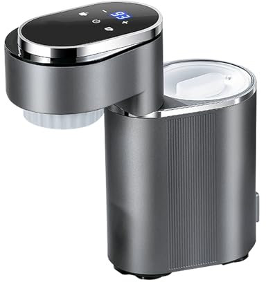 Fockety Portable Coffee Maker, 15Bar Pressure Extraction Hot Cold Dual Brew with Touchscreen, 150ml 600W Adjustable Temperature Drip Coffee Machine for Camping, Travel, RV, Hiking, (UK)