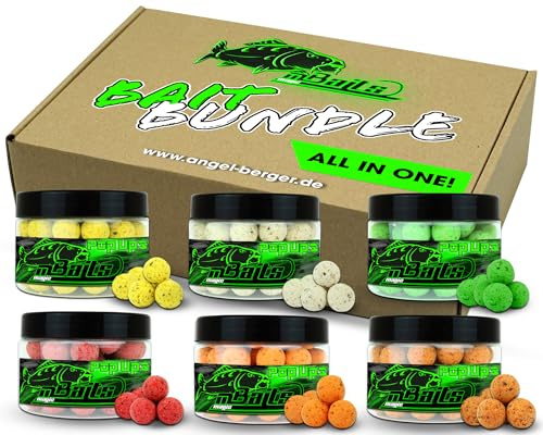 Angel-Berger Magic Baits Bait Bundle Pop Ups All in One Köderset Pop Up Boilies Sparpack Carp Hookbaits Floating Boilies