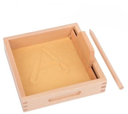 Toddmomy 1 Set Wooden Sandbox Plaything for Safe Drawing Table for Early Learning and Creative Play Educational Fun