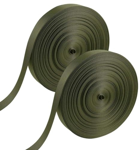 QOXEZY Cinta de nailon para atar plantas para uso en jardín, correa de soporte ajustable de 20 metros (1 pulgada de ancho), lazos suaves pero fuertes para árboles y tallo, compatible con plantas de