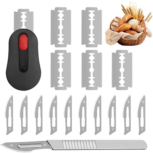 Bread Lame, Bread Making Accessories Cutter, Sourdough Scoring Blade | Dough Cutter, Bread Scoring Blade: Baguettes, European-Style Breads, And Multigrain Breads Can Be Scored, Shaped, And Slit