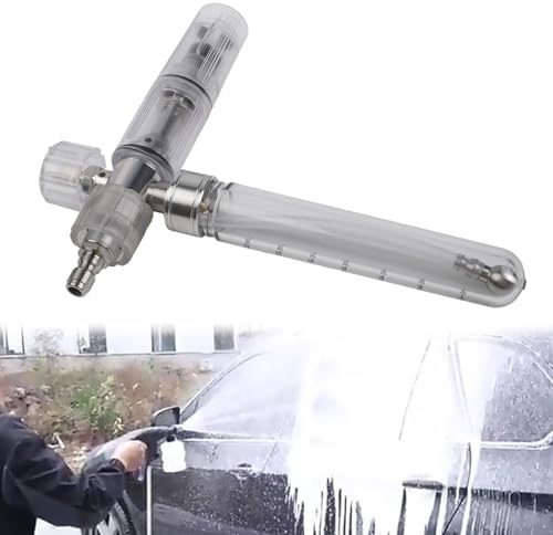 EaseSunny Foam Pot, Foam Cannon, Pressure Washer Nozzle, Adjustable Spray, Wide Neck Fill, for Car Cleaning, 35ml