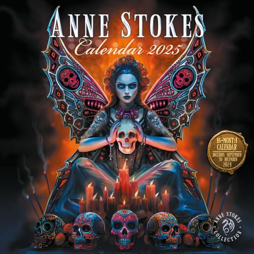 Pyramid – Anne Stokes 2025 Broschürenkalender, 30x30cm, Monatskalender für Fantasy-Fans, Kalender mit farbenfrohen Illustrationen, nachhaltig nur mit Papierumschlag