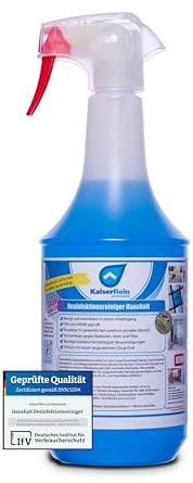 KaiserRein Desinfektionsreiniger Haushalt HOME 1L (1000 ml) zur Reinigung und gleichzeitigen Desinfektion in einem Arbeitsgang sehr ergiebiges Flächen Desinfektions-Spray