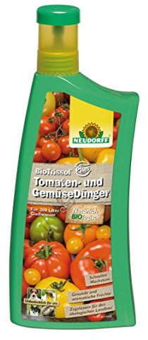 Neudorff BioTrissol Plus Tomaten- und GemüseDünger organischer NPK Flüssigdünger 1 Liter Flasche