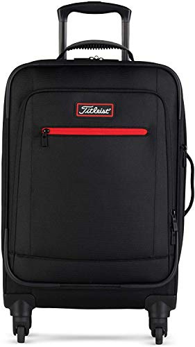 Titleist Players 50,8 cm Spinner Koffer, Schwarz/Rot