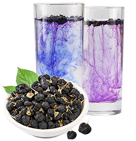 Té de hierbas chino Secado Lycii Wolfberry Wild Black Goji Berry Tea Nuevo té perfumado Té verde Cuidado de la salud Flores Té Té verde saludable de primer grado (250)