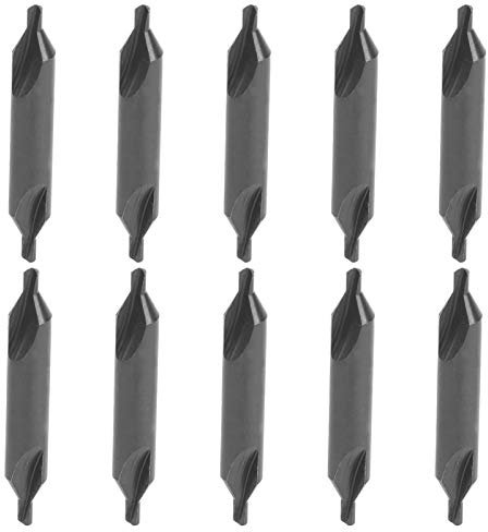 Trapano centratore HSS, trapano da centro 3 mm tipo A, 10 pezzi resistente all'usura per trapani da banco e fresatrici
