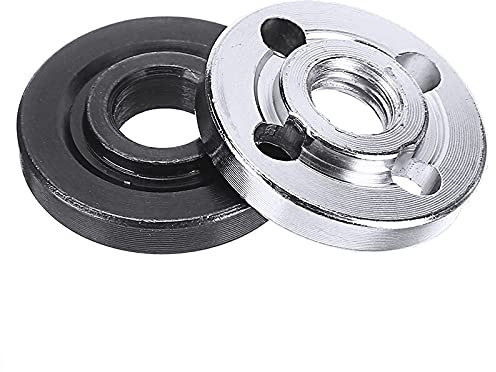 2 pz Smerigliatrice Angolo Dadi di Ricambio Flangia Interna Esterno Dadi di Blocco per 9523/6-100 Smerigliatrice Angolo Motore Rotore Strumento Accessori