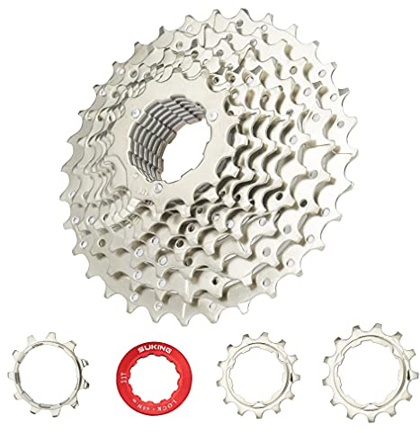 CYSKY 11 Fach Kassette 11-32T Kassette Fit für Mountainbike, Rennrad, MTB, BMX (Leicht) (11-32T)