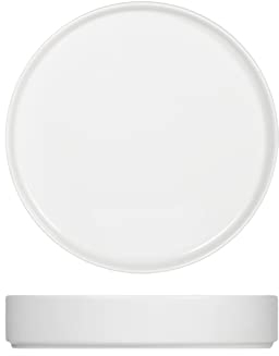 H&H Norway Set 6 Piatti Fondi in Porcellana, Bianca, 19,5cm