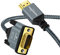 Twozoh HDMI auf VGA Kabel 5M, Gehäuse aus Aluminiumlegierung Nylon geflochten vergoldet unterstützt 1080P/60Hz