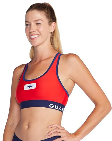 Speedo Women's Guard Swimsuit Sport Bra Top Endurance