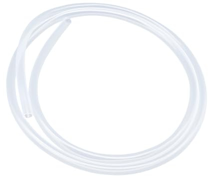 LAVMHAB Silikonschlauch 4mm ID x 8mm OD 1.5 Meter Länge, Lebensmitteltaugliche Schläuche Flexibler Schlauch Klar Wasser Luft Rohre für die Pumpe übertragen