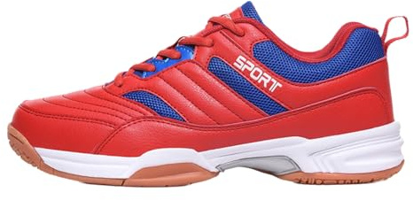 Viaoragiosa Chaussures De Squash,Pingpong Badminton Sneakers,Chaussure Badminton Respirant,Chaussures De Tennis De Table,AdhéRence Confortable Et Ferme,pour Badminton,Squash,Tennis De Table