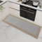 SIXHOME Tappeto cucina antiscivolo lavabile Tappetini da cucina moderni assorbenti e antimacchia Tappeto Runner Facile da Pulire(marrone,50x180cm)