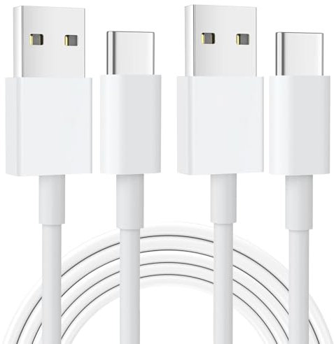 Bohconn USB C Kabel [ 2Stück 3M ] iPhone 15 Carplay Kabel, USB A auf USB C Kabel Schnellladung für iPhone 16 15 Pro, Samsung Galaxy A55 A53 S24 S23 S22 S21, Google Pixel, Hawei, PS5 Typ C Ladekabel