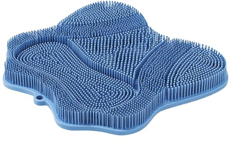 GTFYUDGH Nettoyeur de Pieds pour Douche - Tapis en Silicone Antidérapant | Outils De Massage Manuel Pour Pédicure Familiale Soins Des Personnes Âgées Et Femmes