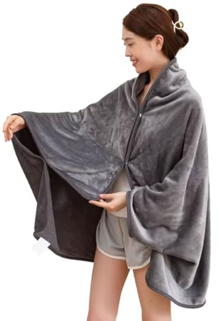 ZJTHY Coperta per Lancio in Fibra Sintetica soffitta a Letti Caldi Coperte lanci Portatili Coperte Leggera Adatta per Le Donne Uomini
