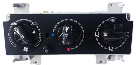 Interrupteur clim Compatible Avec Peugeot Pour 306 Voiture Climatiseur Chauffage AC A/C Interrupteur Bouton Poussoir Panneau De Chauffage De Commande