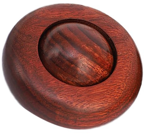 Hohopeti Handmassagegerät Holz Massageball Handflächenmassageball aus Holz Tragbarer Handball für Erwachsene Schultern Nacken Arme Beine Rücken und Füße Langlebiger Massageball zur Entspannung
