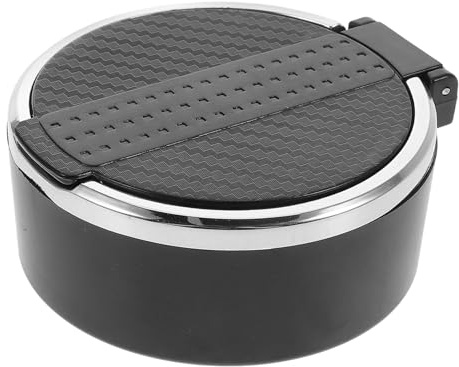 NOLITOY Cendrier Voiture avec Couvercle Élégant Résistant Chaleur et Anti-odeur Facile à Nettoyer Design Sophistiqué pour Intérieur de Véhicule Moderne Accessoire pour Différents Types de