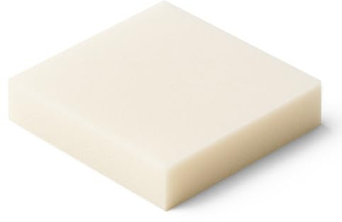 PARAMAISON Gommapiuma per Imbottitura in Poliuretano Espanso | Densità 18, 25 o 30 | Lastra 60x60 cm | Spessore 5–15 cm | Spugna per Cuscini, Divani e Sedute