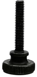 Schrauben 5 Stück gerändelte Rändelschrauben M3/M4/M5, DIN 464, langlebig, handfest anzuziehen, schwarz, gerändelt for dekorative Zwecke(25MM*M3)