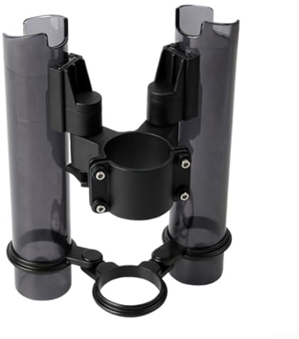 Marchfunny Porta canna da pesca portatile con base a treppiede in lega di alluminio, regolazione dell'altezza e capacità di montaggio multi-canna