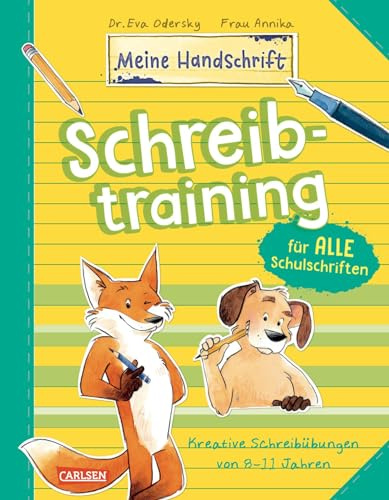 Schreibtraining für alle Schulschriften: Kreative Schreibübungen für Kinder von 8-11 Jahren | Schreiblernheft für Grundschüler ab der 3. Klasse (Meine Handschrift)
