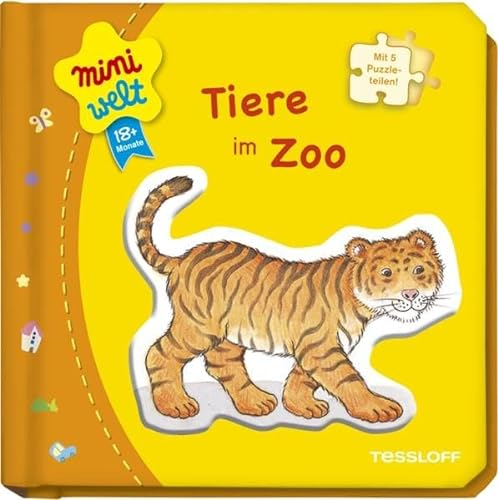 Kleines Puzzlebuch: Tiere im Zoo (Bilderbuch ab 18 Monate)