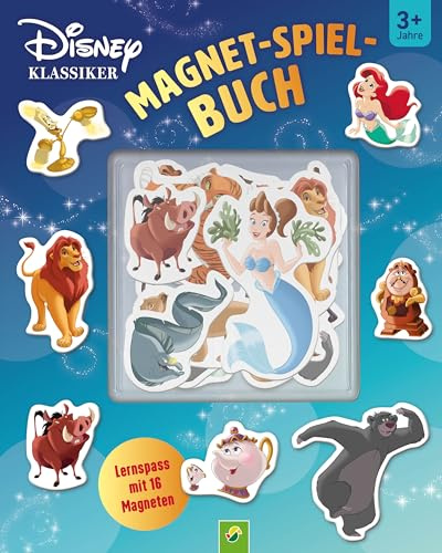 Disney Klassiker Magnet-Spiel-Buch: Kreativer Lernspaß mit 16 Magneten für Kinder ab 3 Jahren. Spielen, Lernen und Fördern!