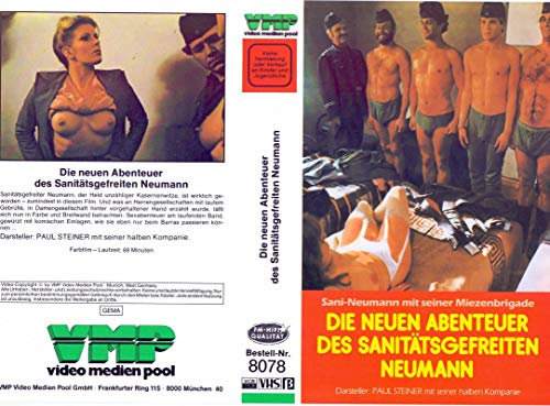 Abenteuer des Sanitätsgefreiten Neumann - VHS-Einleger A4 - ohne Cassette/Hülle