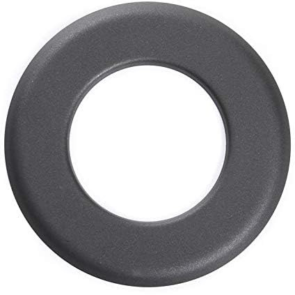 rg-vertrieb Pelletrohr DN 80mm Pellet Ofenrohr Rauchrohr Pellet Bogen 90°Wandfutter T-Stück Rosette Senotherm Lack Kamin Zubehör mit Dichtung wählbar (Wandrosette 35mm)