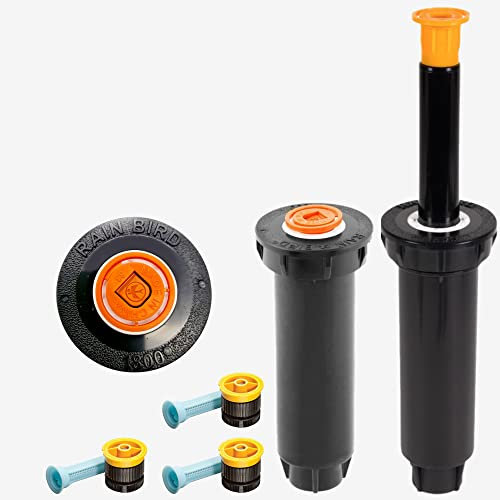 MHB-Sparset: 3 STK. Rain-Bird Versenkregner Typ 1800/1804 10 cm Aufsteiger inkl. Van 4 Düsen 0,9-1,2m